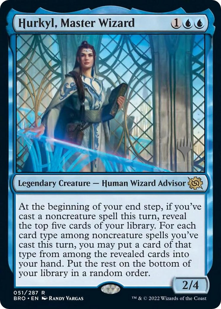 Hurkyl, Master Wizard (Promo Pack) [The Brothers' War Promos] - Destination Retro