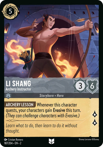 Li Shang - Archery Instructor (187/204) [Rise of the Floodborn] - Destination Retro