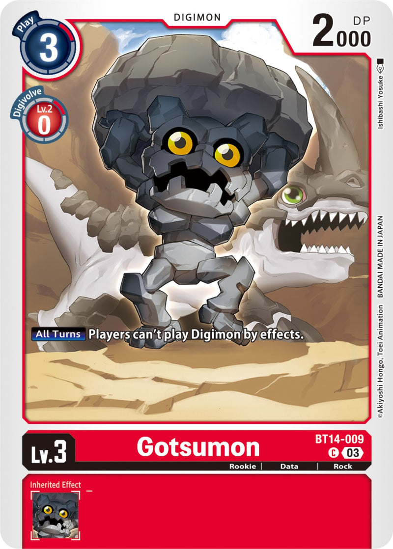 Gotsumon [BT14-009] [Blast Ace] - Destination Retro
