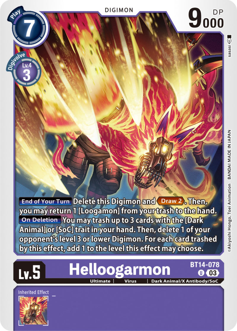 Helloogarmon [BT14-078] [Blast Ace] - Destination Retro