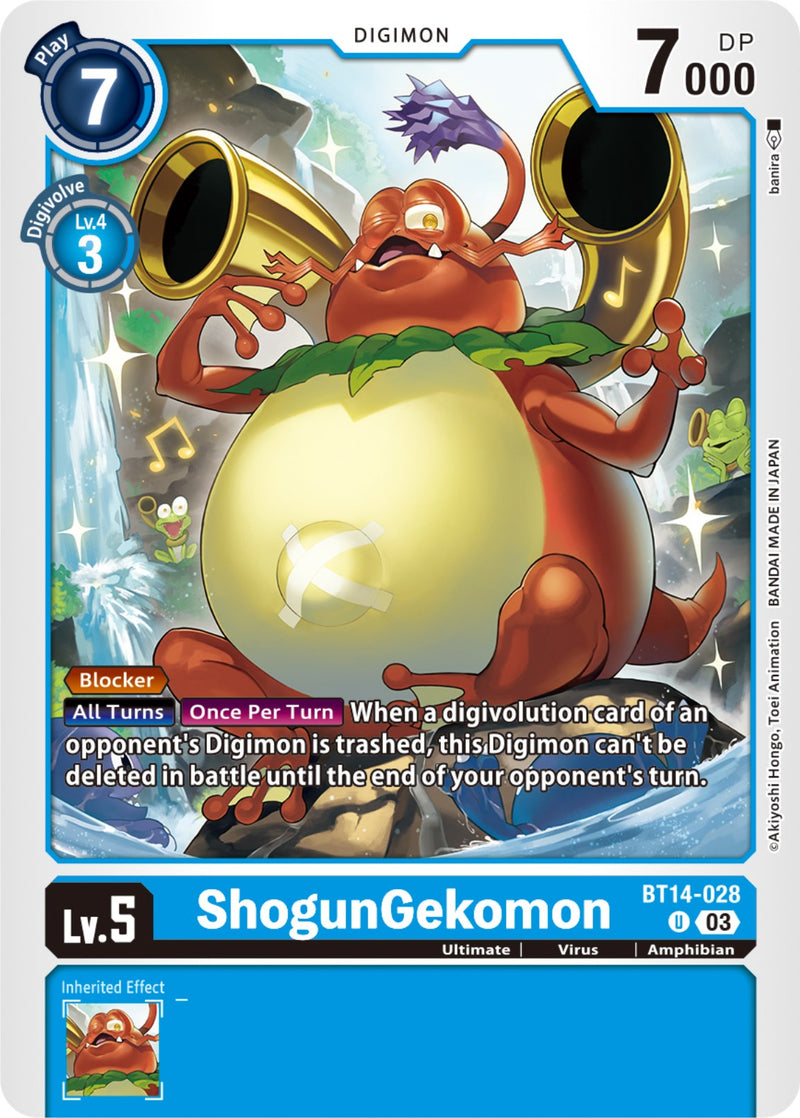 ShogunGekomon [BT14-028] [Blast Ace] - Destination Retro
