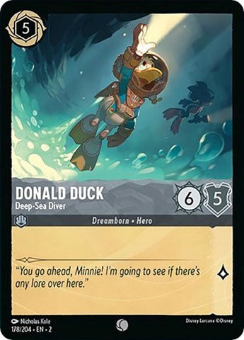 Donald Duck - Deep-Sea Diver (178/204) [Rise of the Floodborn] - Destination Retro
