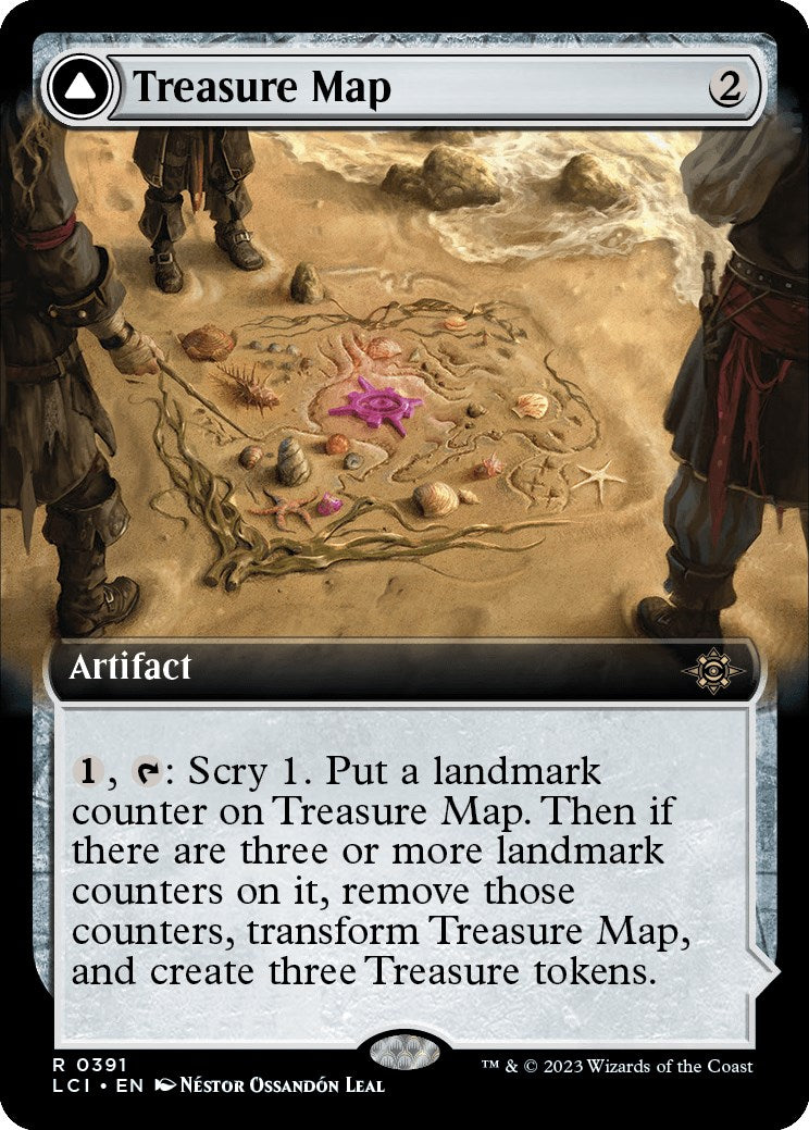 Treasure Map // Treasure Cove (Extended Art) [The Lost Caverns of Ixalan] - Destination Retro