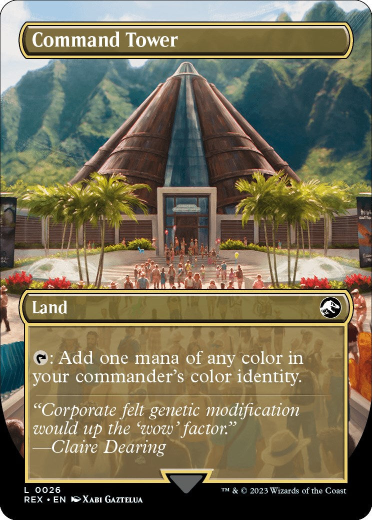 Command Tower // Command Tower (Borderless) [Jurassic World Collection] - Destination Retro