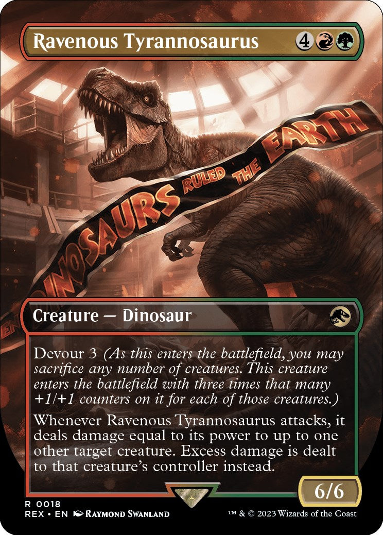 Ravenous Tyrannosaurus (Borderless) [Jurassic World Collection] - Destination Retro