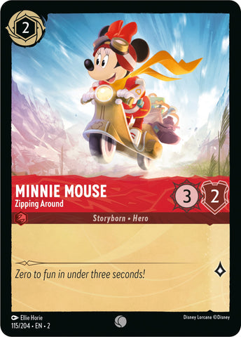 Minnie Mouse - Zipping Around (115/204) [Rise of the Floodborn] - Destination Retro
