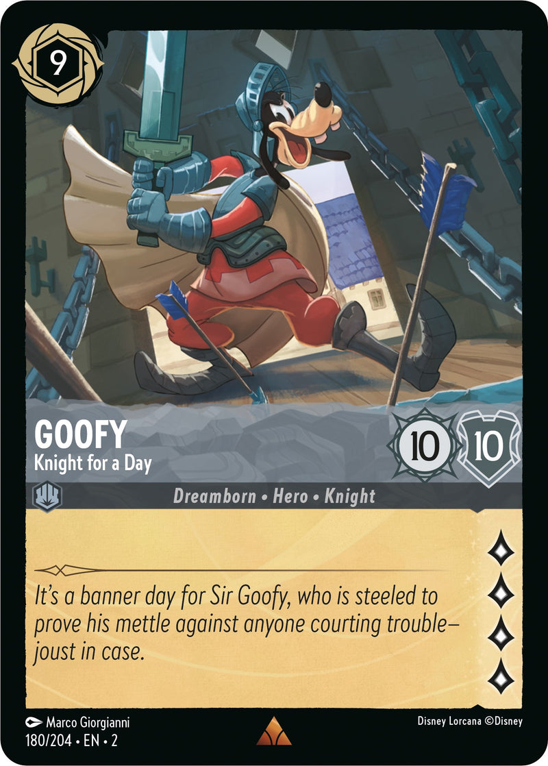 Goofy - Knight for a Day (180/204) [Rise of the Floodborn] - Destination Retro