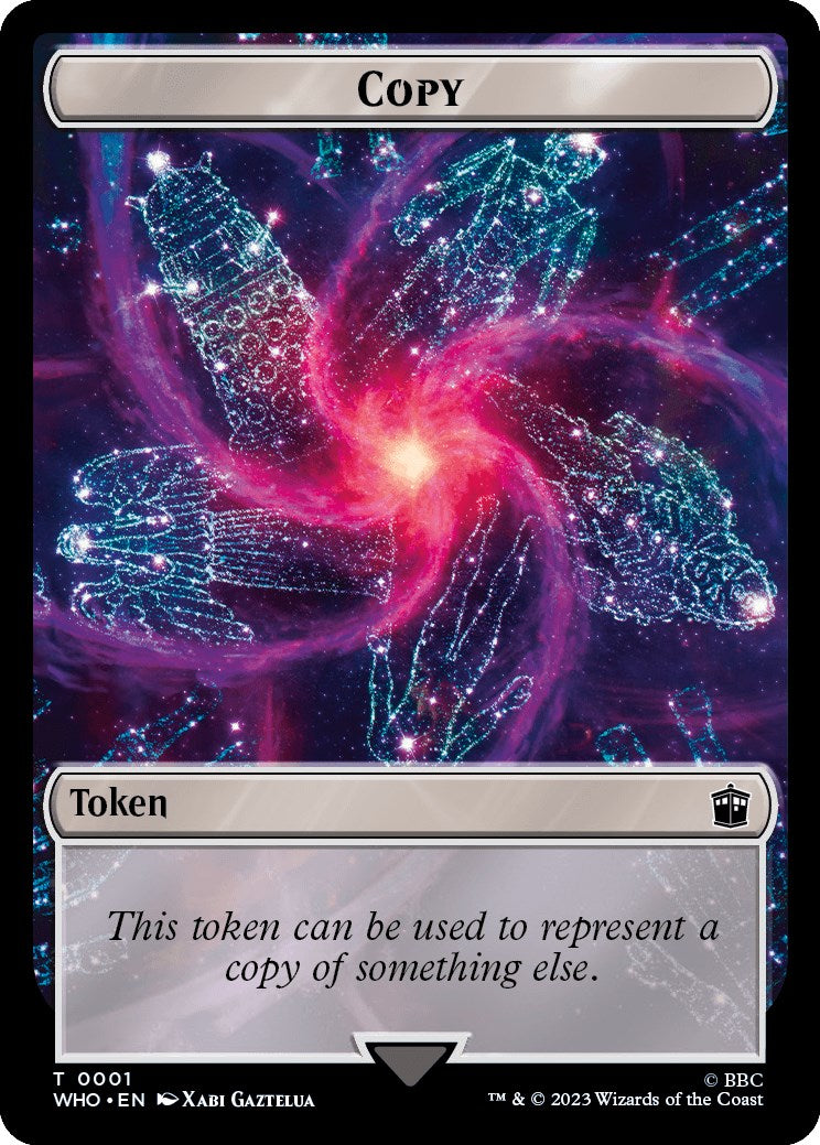 Copy // Alien Double-Sided Token [Doctor Who Tokens] - Destination Retro