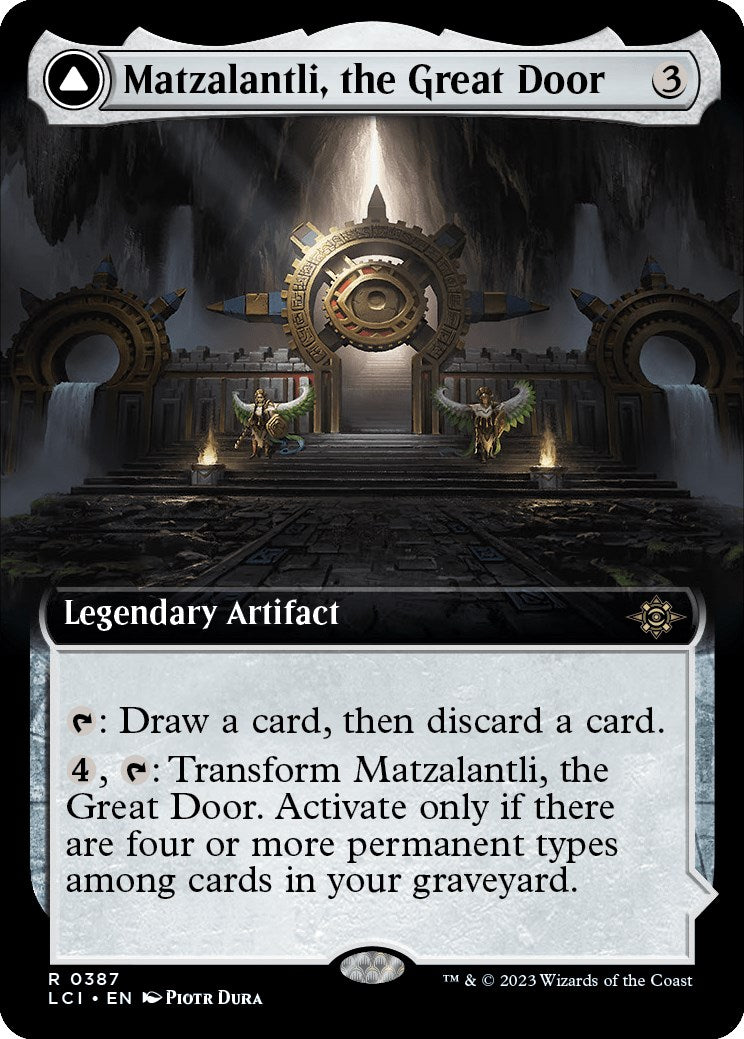 Matzalantli, the Great Door // The Core (Extended Art) [The Lost Caverns of Ixalan] - Destination Retro