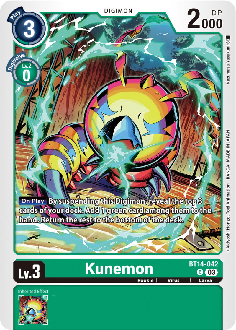 Kunemon [BT14-042] [Blast Ace] - Destination Retro