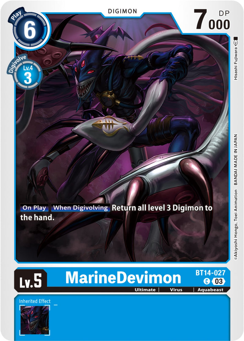 MarineDevimon [BT14-027] [Blast Ace] - Destination Retro