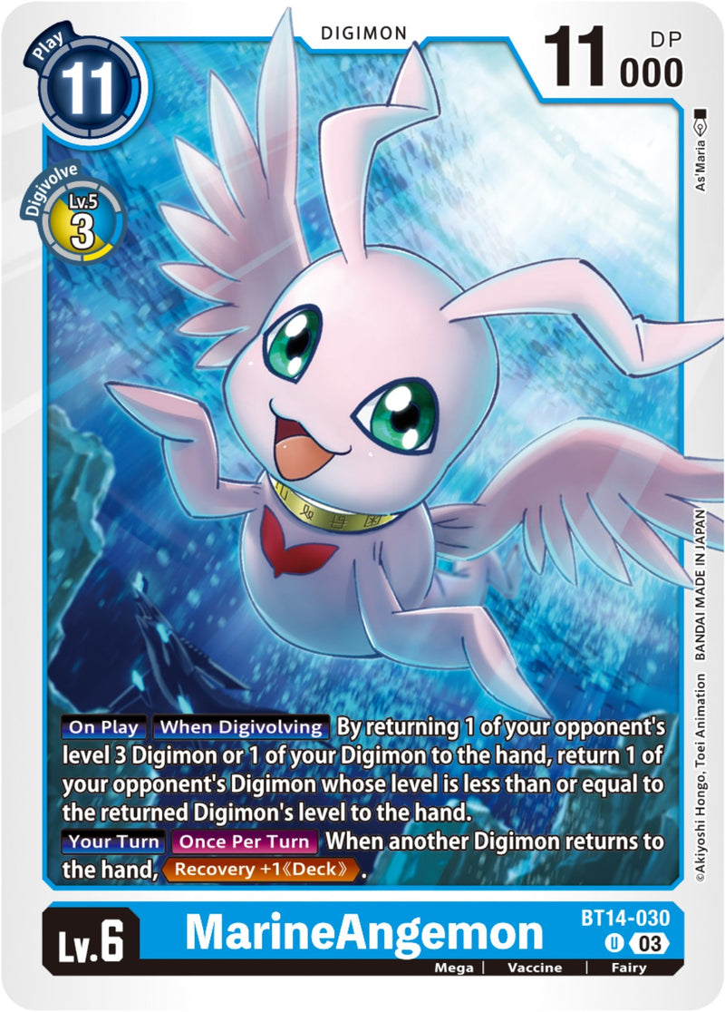 MarineAngemon [BT14-030] [Blast Ace] - Destination Retro