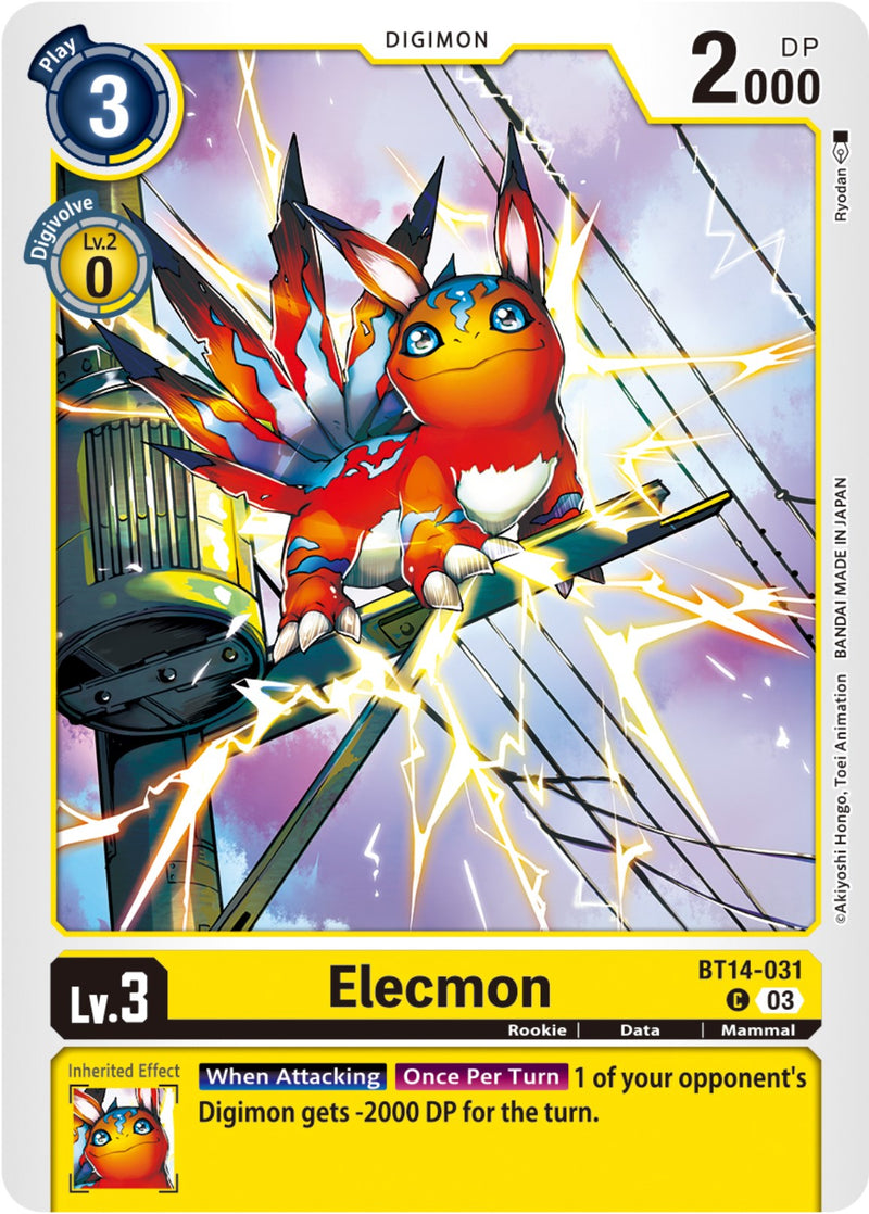 Elecmon [BT14-031] [Blast Ace] - Destination Retro