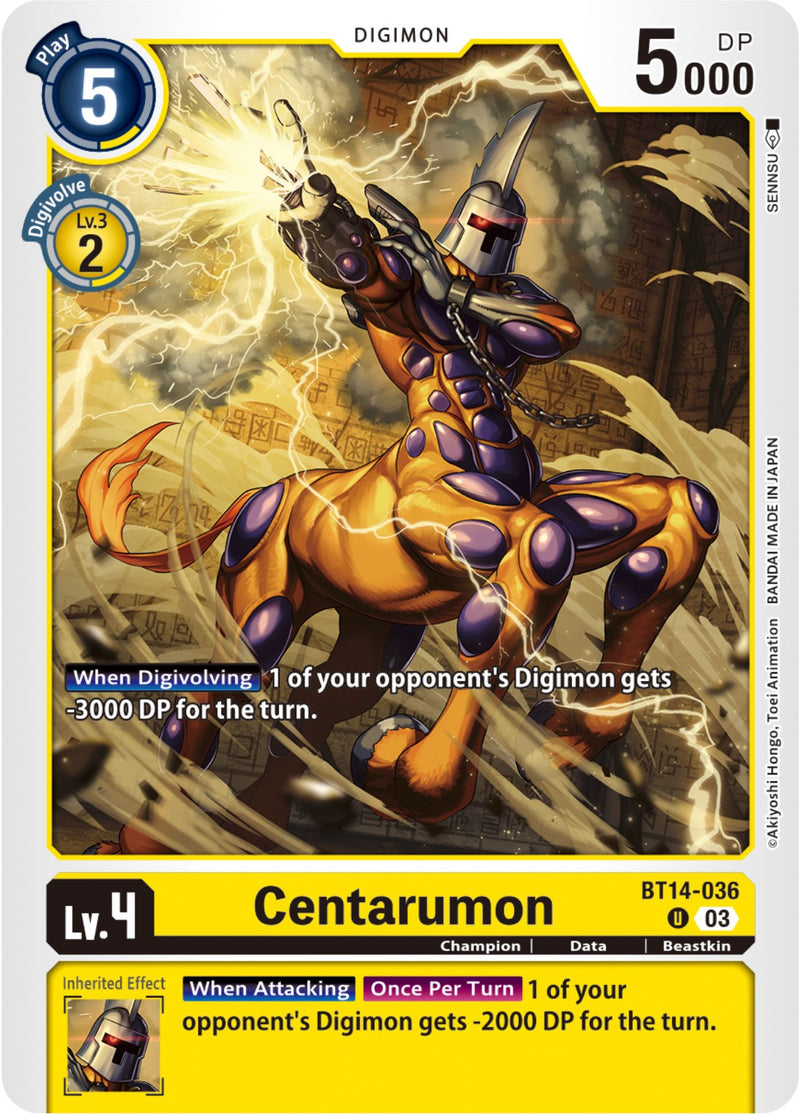 Centarumon [BT14-036] [Blast Ace] - Destination Retro