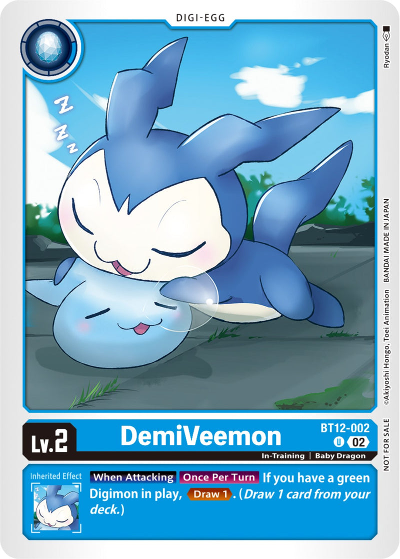 DemiVeemon [BT12-002] (NYCC 2023 Demo Deck) [Across Time] - Destination Retro