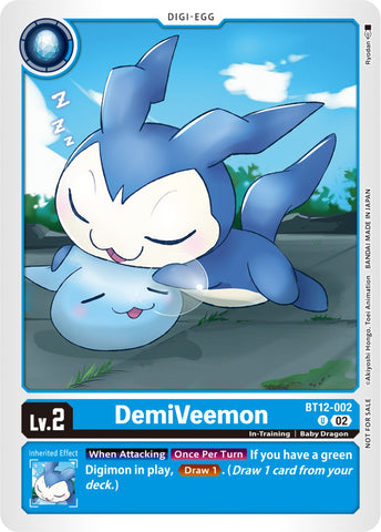 DemiVeemon [BT12-002] (NYCC 2023 Demo Deck) [Across Time] - Destination Retro