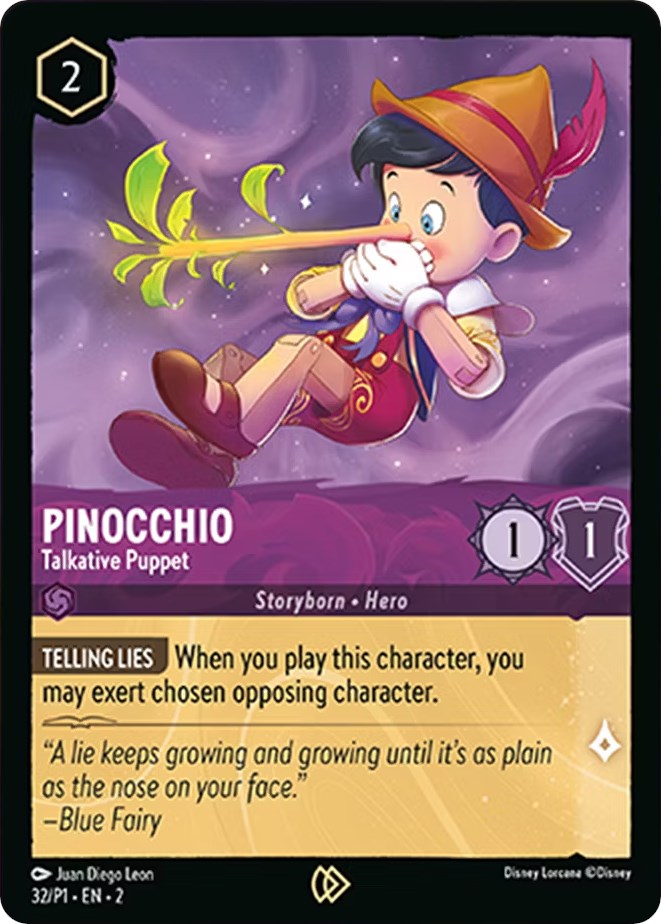Pinocchio - Talkative Puppet (32) [Promo Cards] - Destination Retro