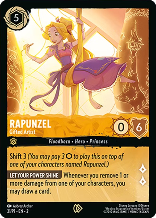 Rapunzel - Gifted Artist (31) [Promo Cards] - Destination Retro