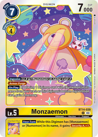 Monzaemon [BT14-039] [Blast Ace] - Destination Retro