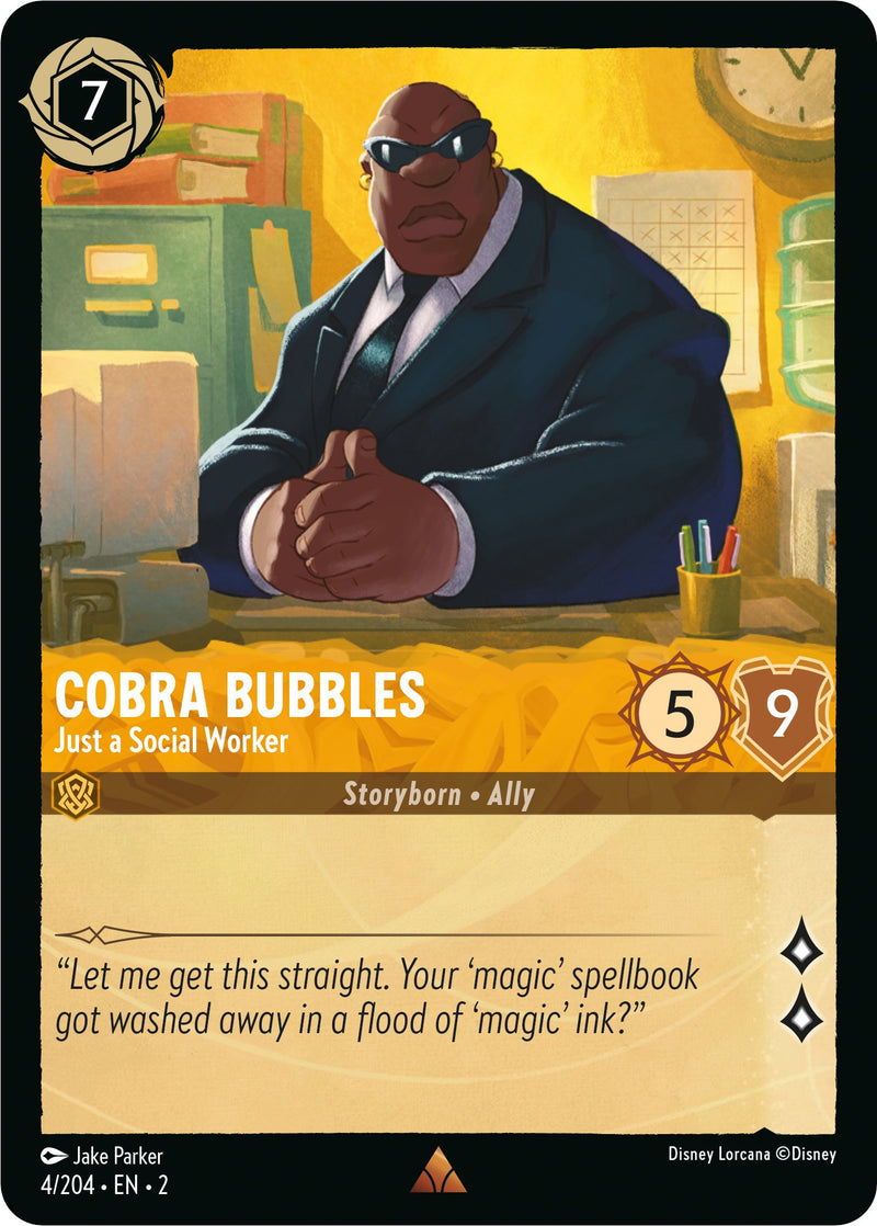 Cobra Bubbles - Just a Social Worker (4/204) [Rise of the Floodborn] - Destination Retro