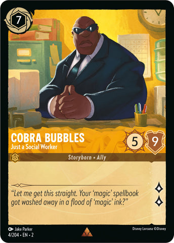 Cobra Bubbles - Just a Social Worker (4/204) [Rise of the Floodborn] - Destination Retro