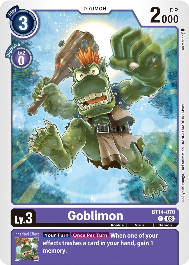 Goblimon [BT14-070] [Blast Ace] - Destination Retro