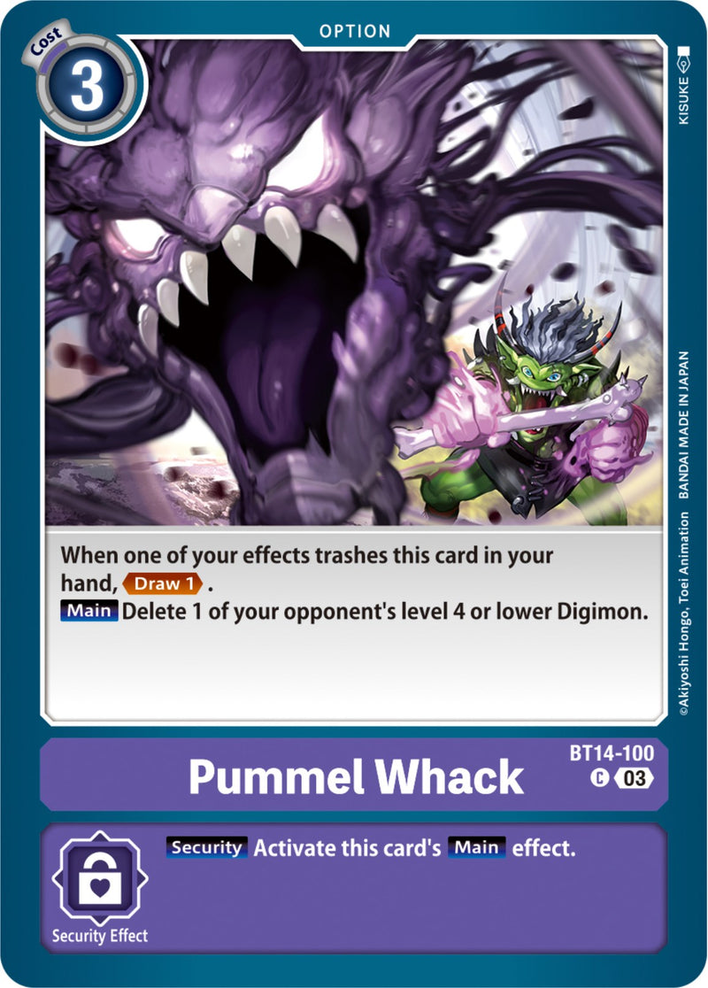 Pummel Whack [BT14-100] [Blast Ace] - Destination Retro