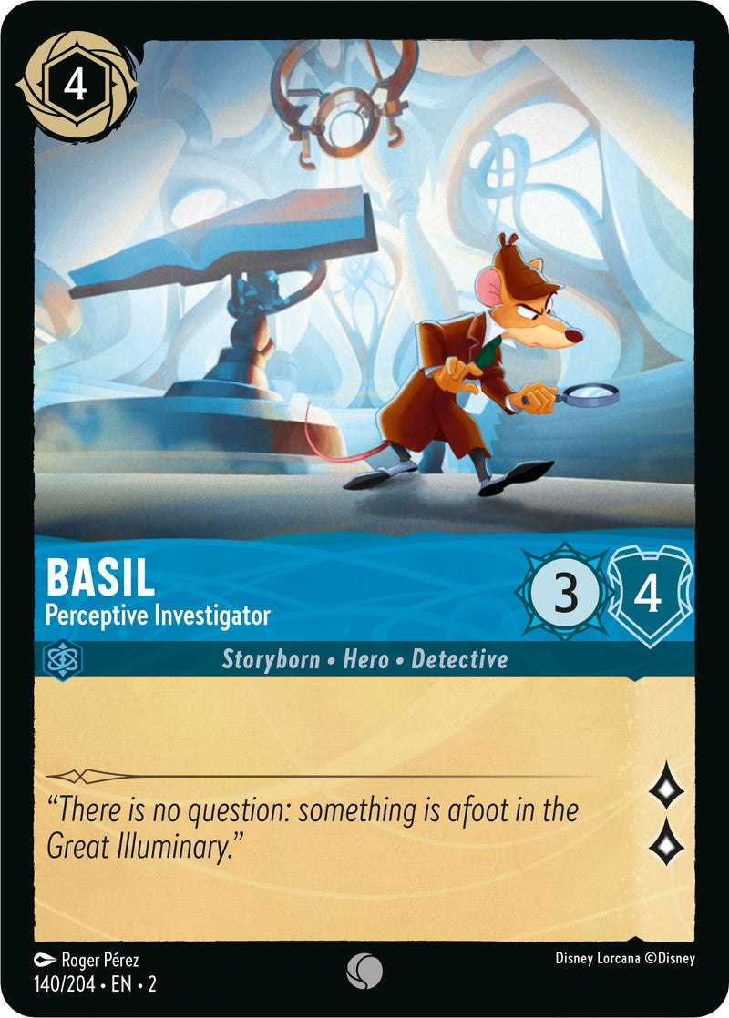 Basil - Perceptive Investigator (140/204) [Rise of the Floodborn] - Destination Retro