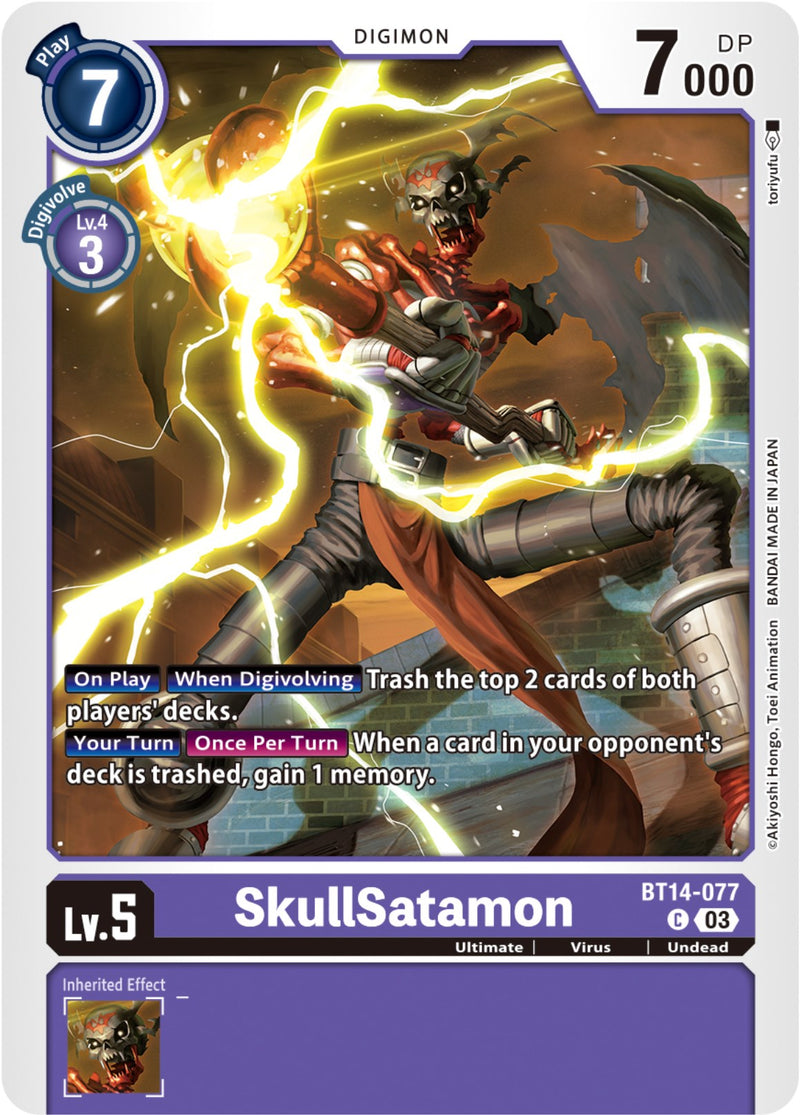 SkullSatamon [BT14-077] [Blast Ace] - Destination Retro