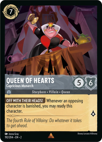 Queen of Hearts - Capricious Monarch (192/204) [Rise of the Floodborn] - Destination Retro