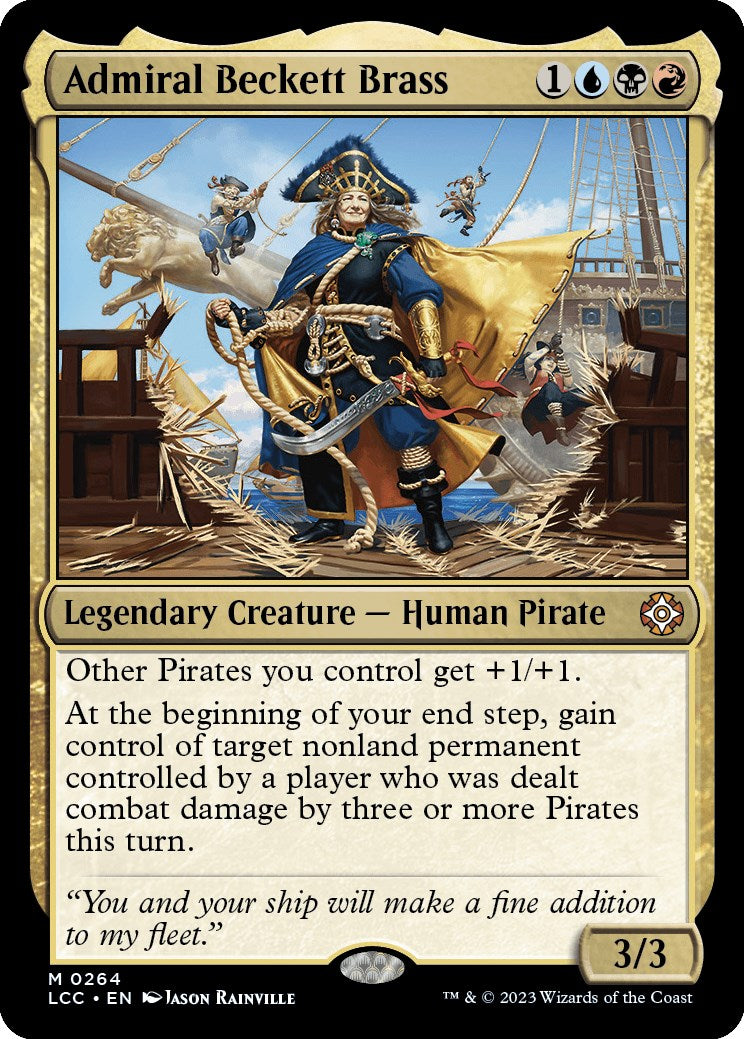 Admiral Beckett Brass [The Lost Caverns of Ixalan Commander] - Destination Retro