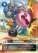 Koromon [BT11-005] (Digimon 3-On-3 November 2023 Participation) [Dimensional Phase] - Destination Retro