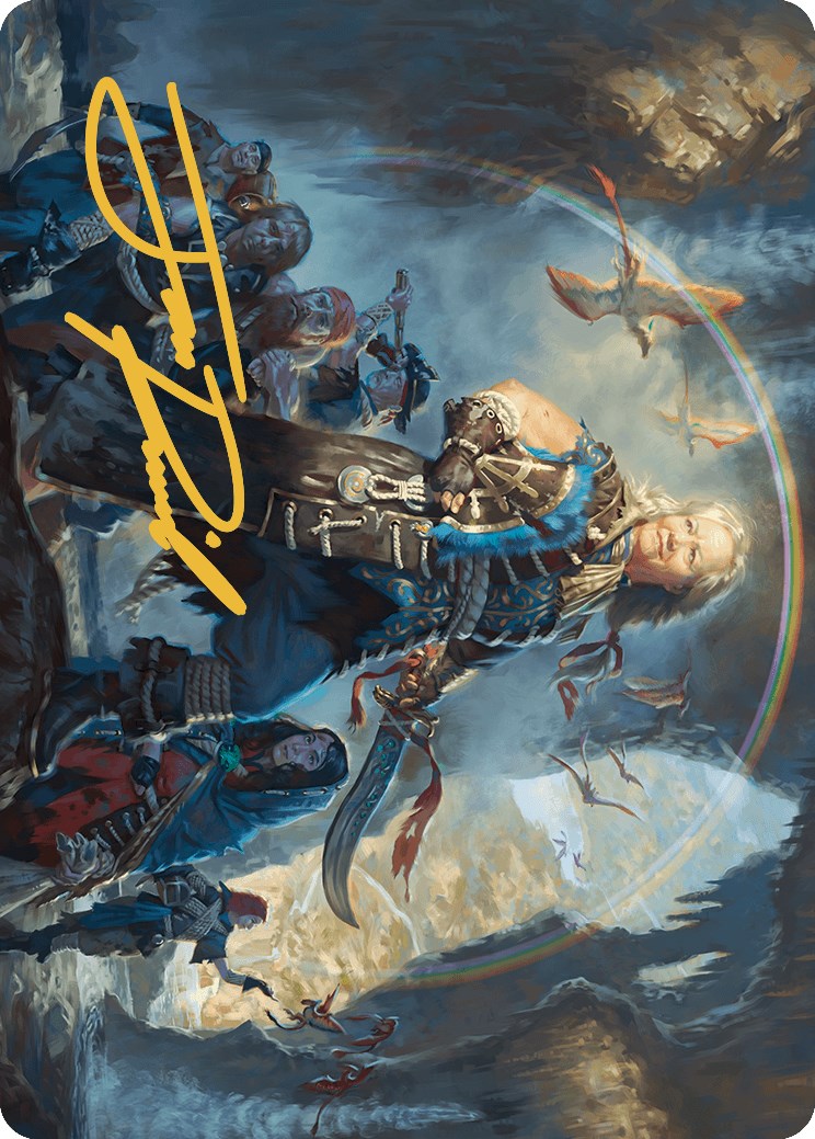 Admiral Brass, Unsinkable Art Card (Gold-Stamped Signature) [The Lost Caverns of Ixalan Art Series] - Destination Retro
