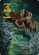 Tendril of the Mycotyrant Art Card (Gold-Stamped Signature) [The Lost Caverns of Ixalan Art Series] - Destination Retro