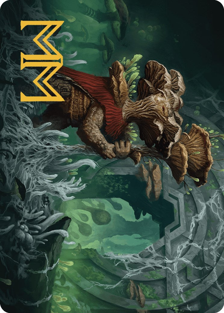 Tendril of the Mycotyrant Art Card (Gold-Stamped Signature) [The Lost Caverns of Ixalan Art Series] - Destination Retro