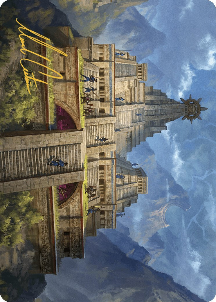 Barracks of the Thousand Art Card (Gold-Stamped Signature) [The Lost Caverns of Ixalan Art Series] - Destination Retro