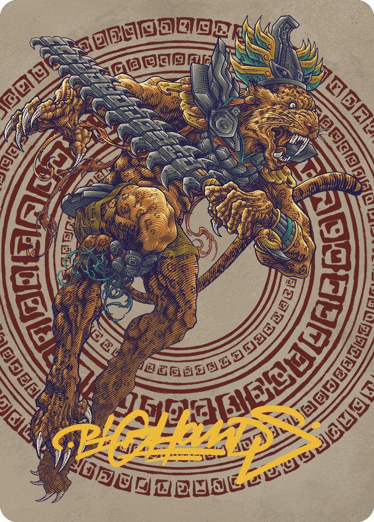 Sovereign Okinec Ahau Art Card (Gold-Stamped Signature) [The Lost Caverns of Ixalan Art Series] - Destination Retro