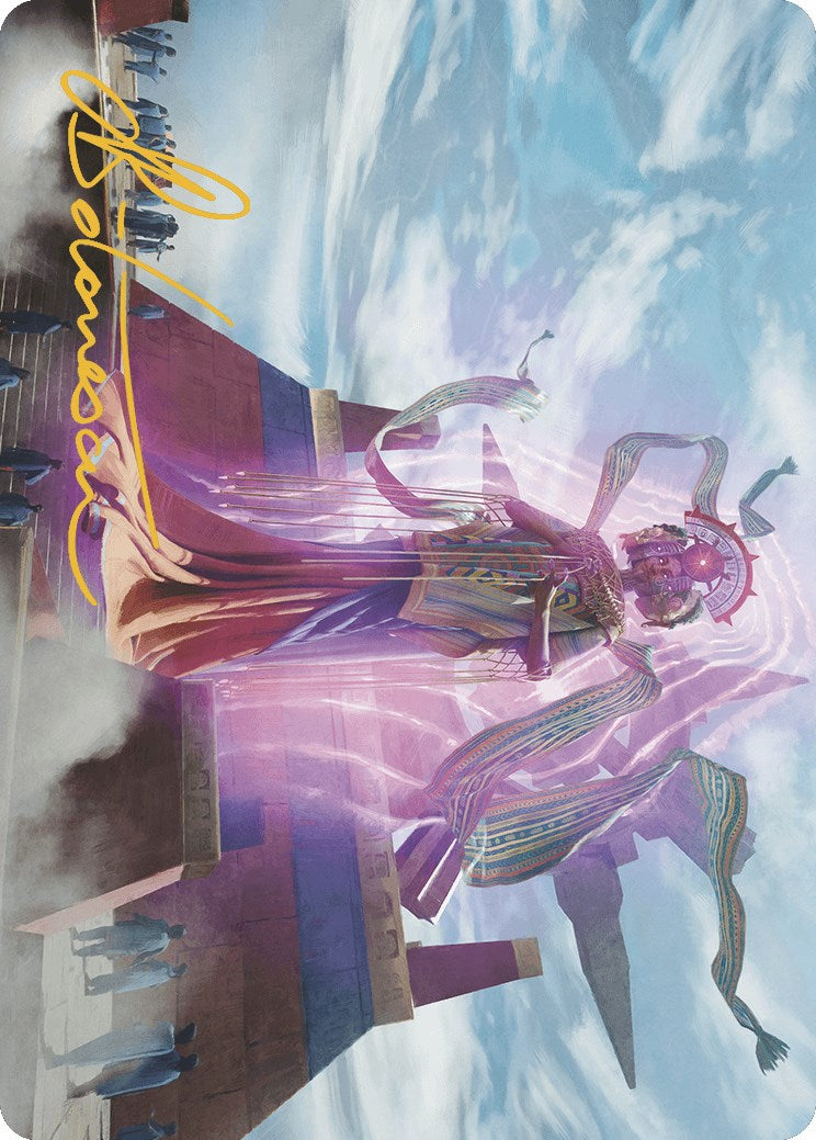 Ojer Taq, Deepest Foundation Art Card (4/81) (Gold-Stamped Signature) [The Lost Caverns of Ixalan Art Series] - Destination Retro