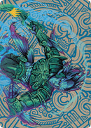Hakbal of the Surging Soul Art Card (Gold-Stamped Planeswalker Symbol) [The Lost Caverns of Ixalan Art Series] - Destination Retro