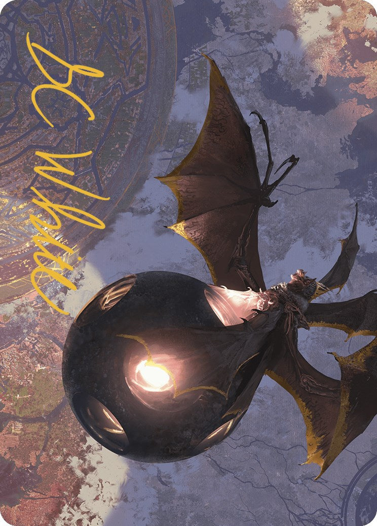 Malicious Eclipse Art Card (Gold-Stamped Signature) [The Lost Caverns of Ixalan Art Series] - Destination Retro