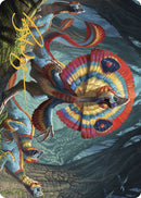 Sunfrill Imitator Art Card (Gold-Stamped Signature) [The Lost Caverns of Ixalan Art Series] - Destination Retro