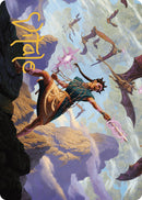 Warden of the Inner Sky Art Card (Gold-Stamped Signature) [The Lost Caverns of Ixalan Art Series] - Destination Retro