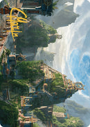 Clifftop Retreat Art Card (Gold-Stamped Signature) [The Lost Caverns of Ixalan Art Series] - Destination Retro
