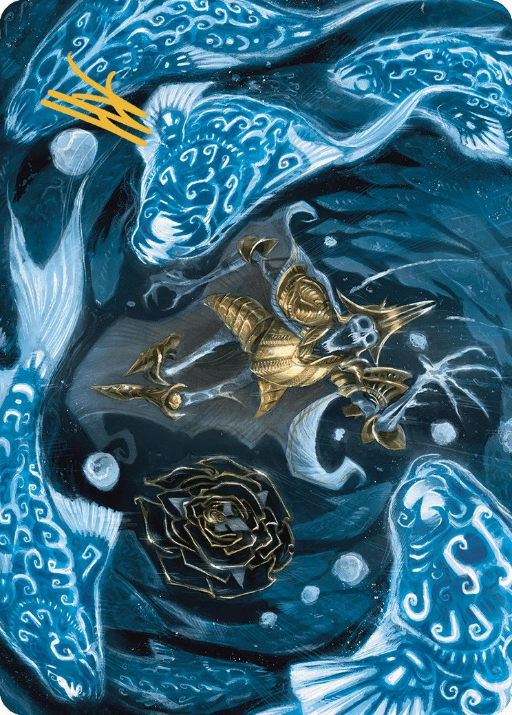 Eaten by Piranhas Art Card (Gold-Stamped Signature) [The Lost Caverns of Ixalan Art Series] - Destination Retro