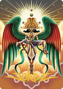 Resplendent Angel Art Card (59/81) (Gold-Stamped Signature) [The Lost Caverns of Ixalan Art Series] - Destination Retro