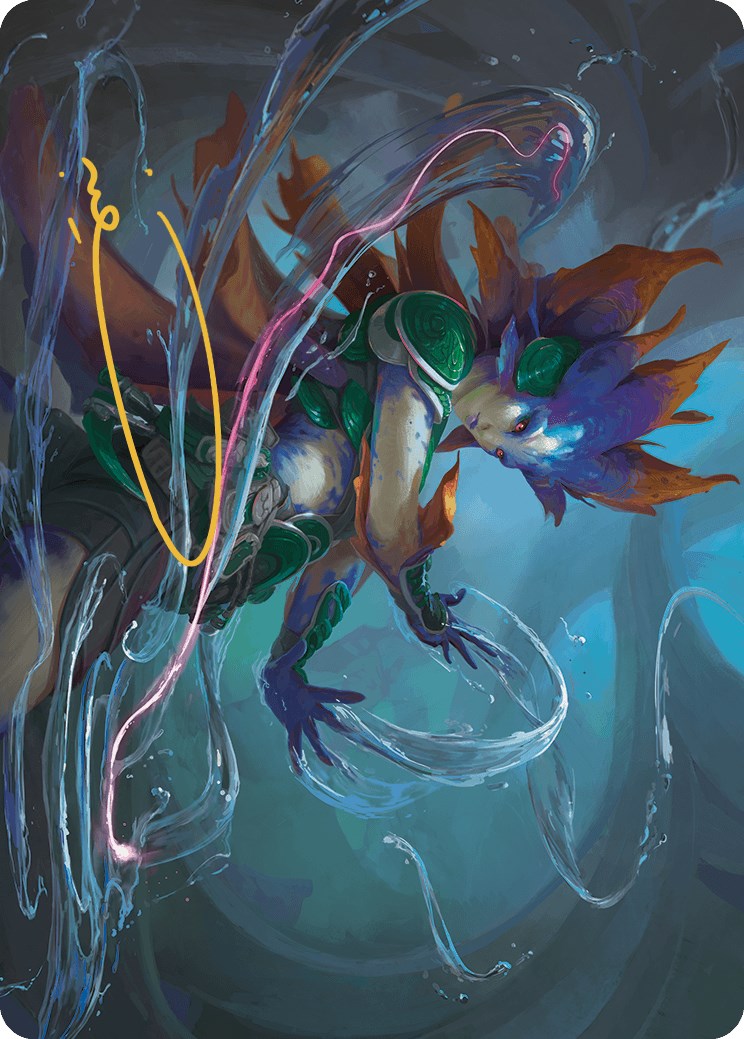 Nicanzil, Current Conductor Art Card (Gold-Stamped Signature) [The Lost Caverns of Ixalan Art Series] - Destination Retro