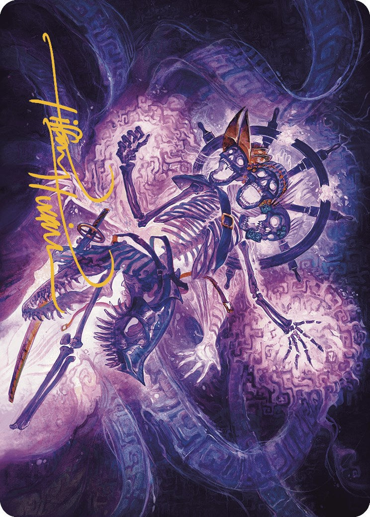 The Grim Captain Art Card (Gold-Stamped Signature) [The Lost Caverns of Ixalan Art Series] - Destination Retro