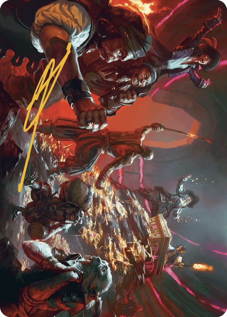 Hit the Mother Lode Art Card (Gold-Stamped Signature) [The Lost Caverns of Ixalan Art Series] - Destination Retro