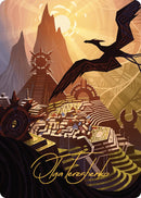 Plains Art Card (Gold-Stamped Signature) [The Lost Caverns of Ixalan Art Series] - Destination Retro