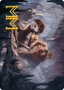 Bedrock Tortoise Art Card (Gold-Stamped Signature) [The Lost Caverns of Ixalan Art Series] - Destination Retro